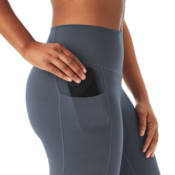 New Everyday Active Legging - charcoal Gray large members mark with pockets hot - Picture 2 of 7